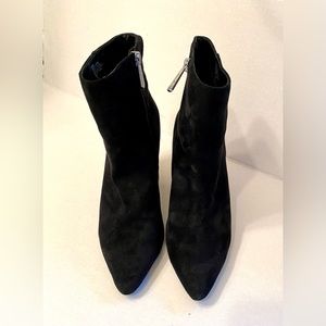 Charles David Black Suede Booties size 7.5